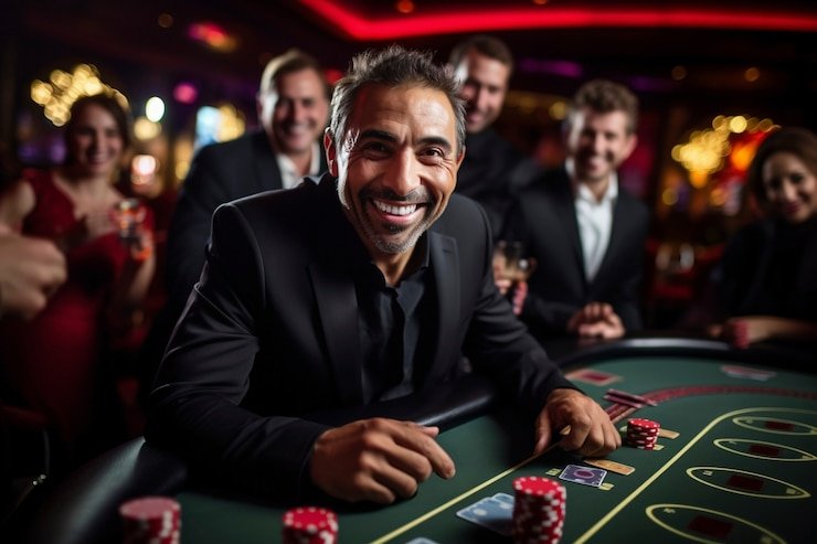 User enjoying mobile sports betting and casino games on extbo platform